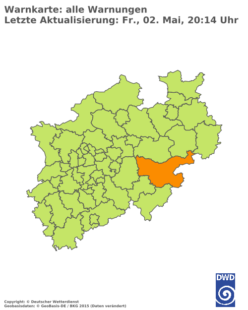 Aktuelle Wetterwarnungen für %region%